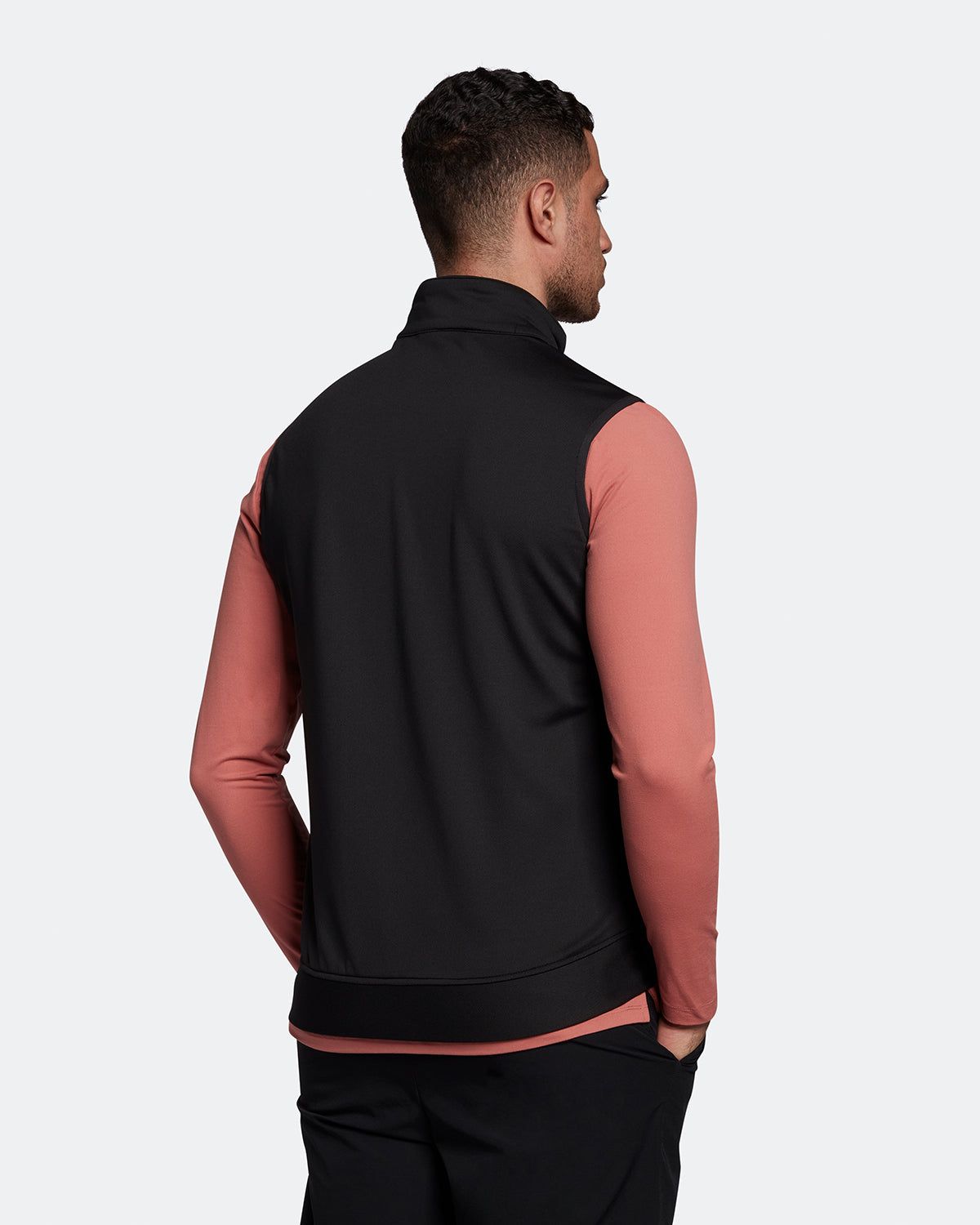 Check Quilt Back Fleece Gilet sold by Lyle & Scott product image thumbnail 3