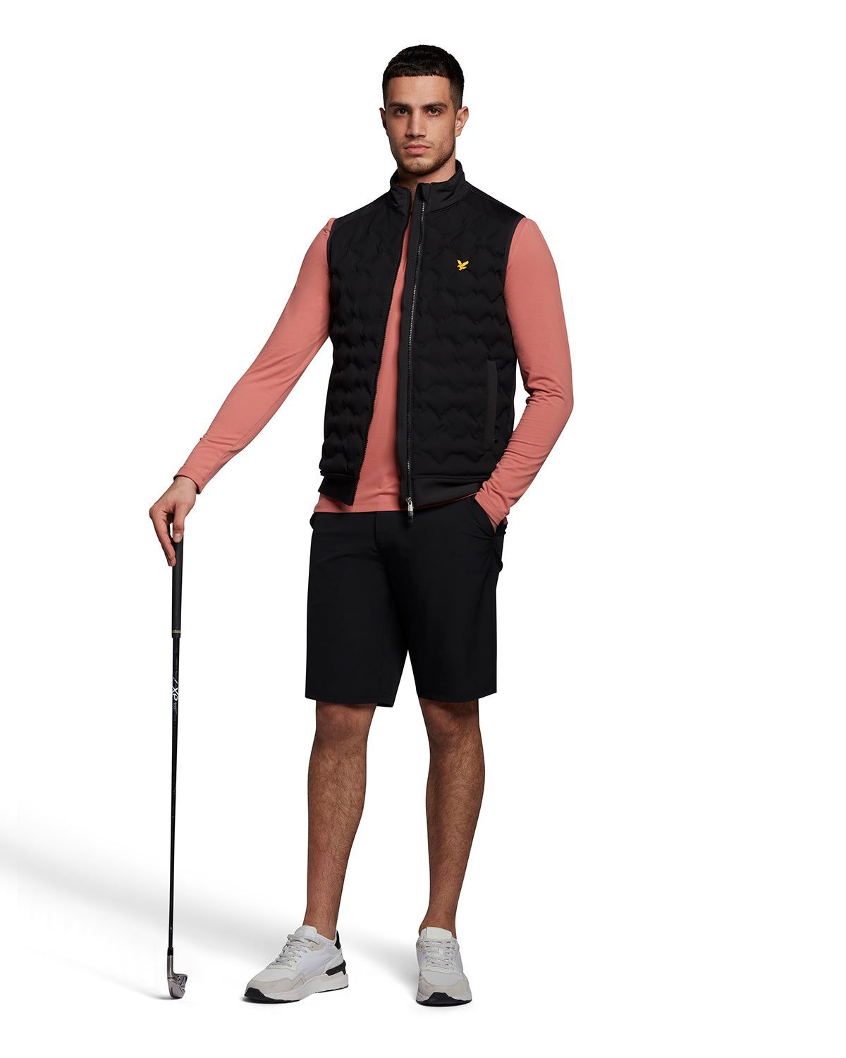 Check Quilt Back Fleece Gilet sold by Lyle & Scott product image thumbnail 2