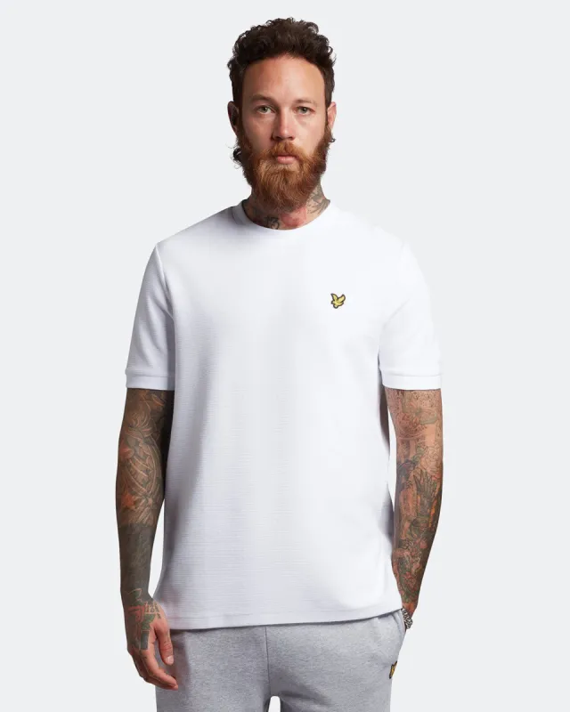Fine Textured T-Shirt sold by Lyle & Scott