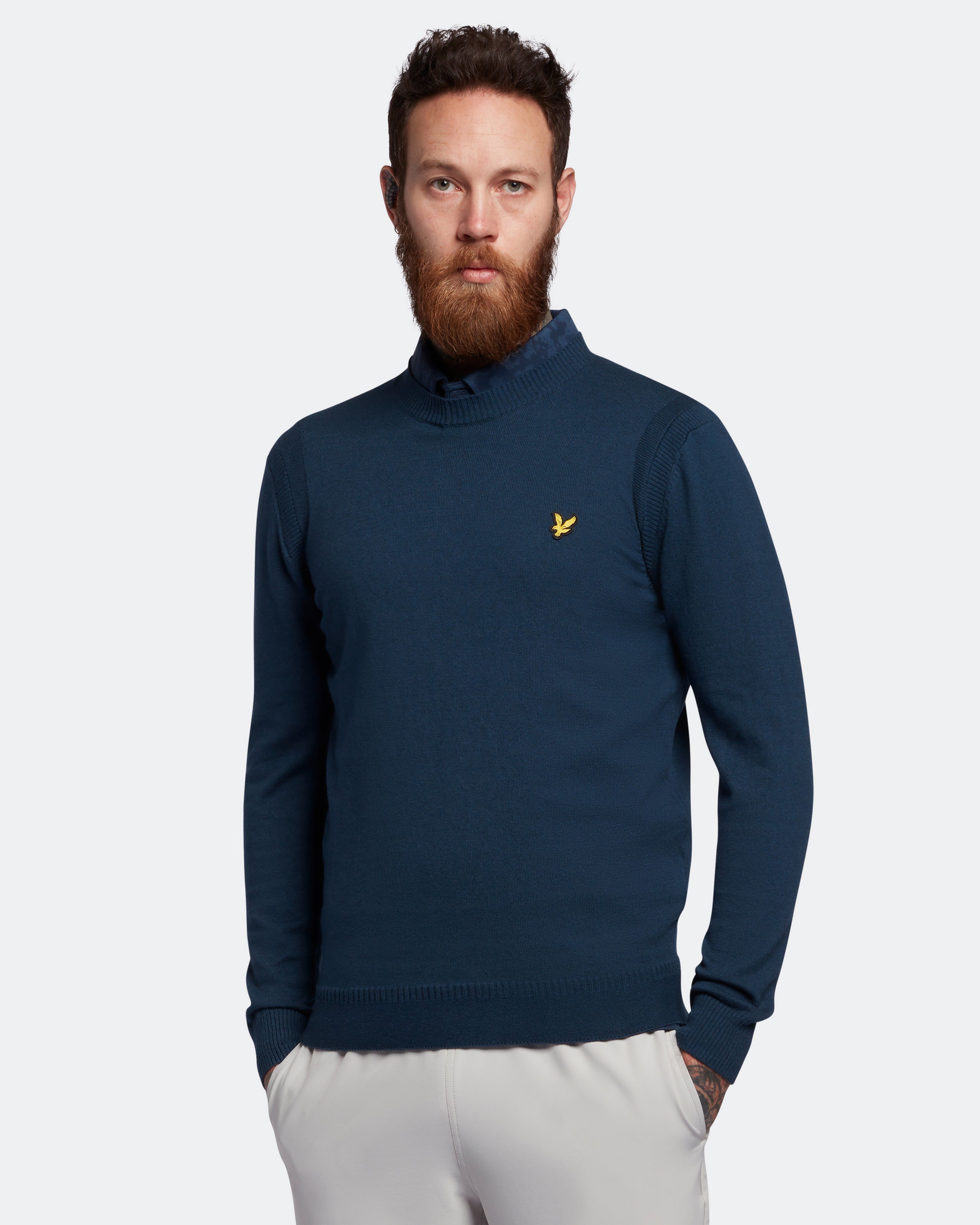 Guernsey Golf Crew Neck Jumper sold by Lyle & Scott