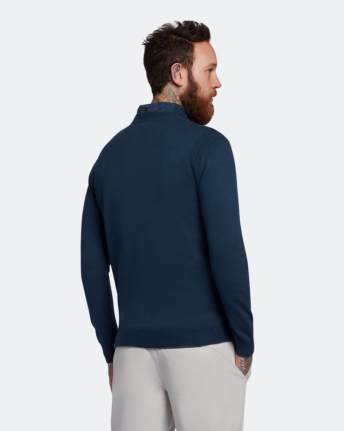 Guernsey Golf Crew Neck Jumper sold by Lyle & Scott product image thumbnail 3