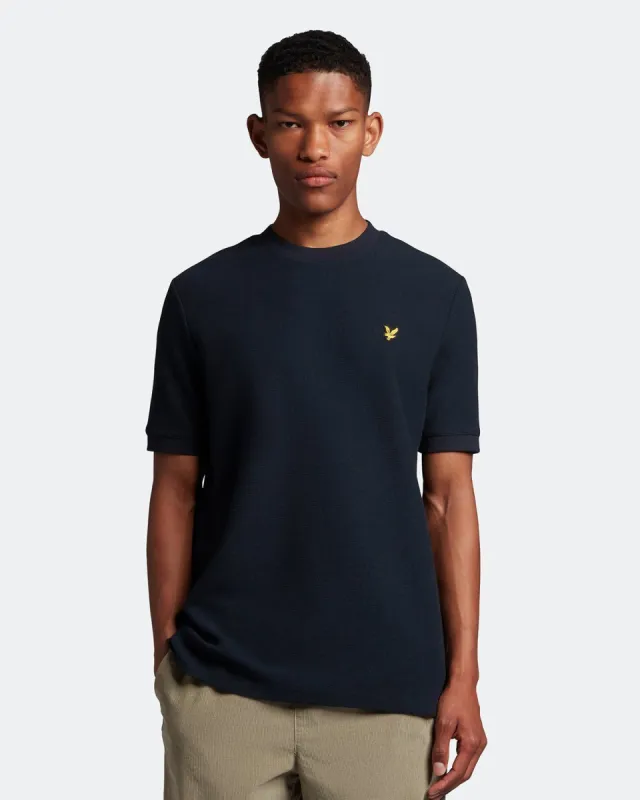 Fine Textured T-Shirt sold by Lyle & Scott