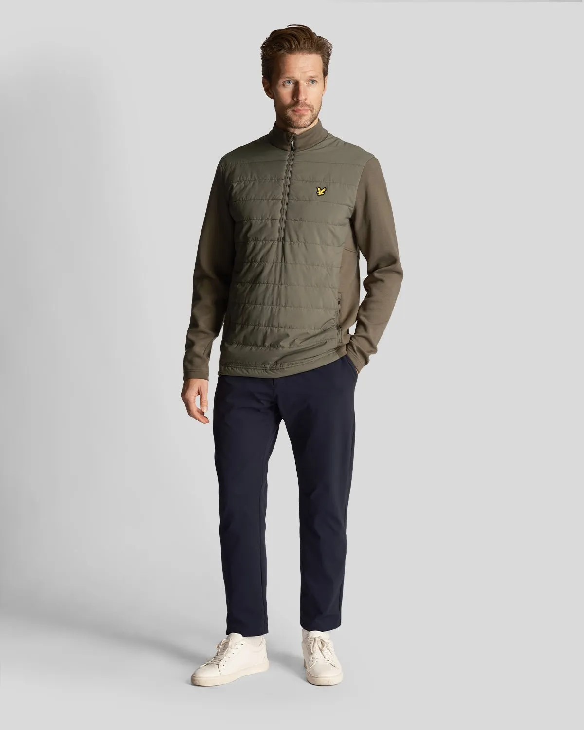 Golf Baffle Quilted 1/4 Zip Midlayer sold by Lyle & Scott product image thumbnail 2