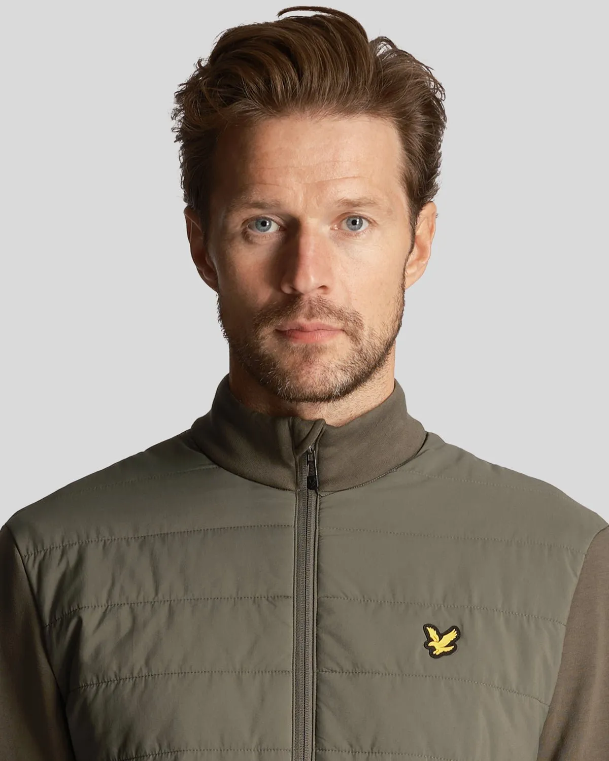 Golf Baffle Quilted 1/4 Zip Midlayer sold by Lyle & Scott product image thumbnail 4