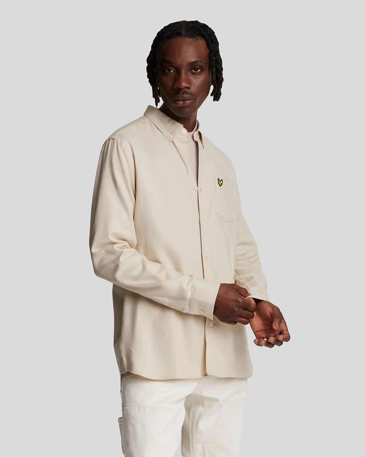 Button Down Flannel Shirt sold by Lyle & Scott