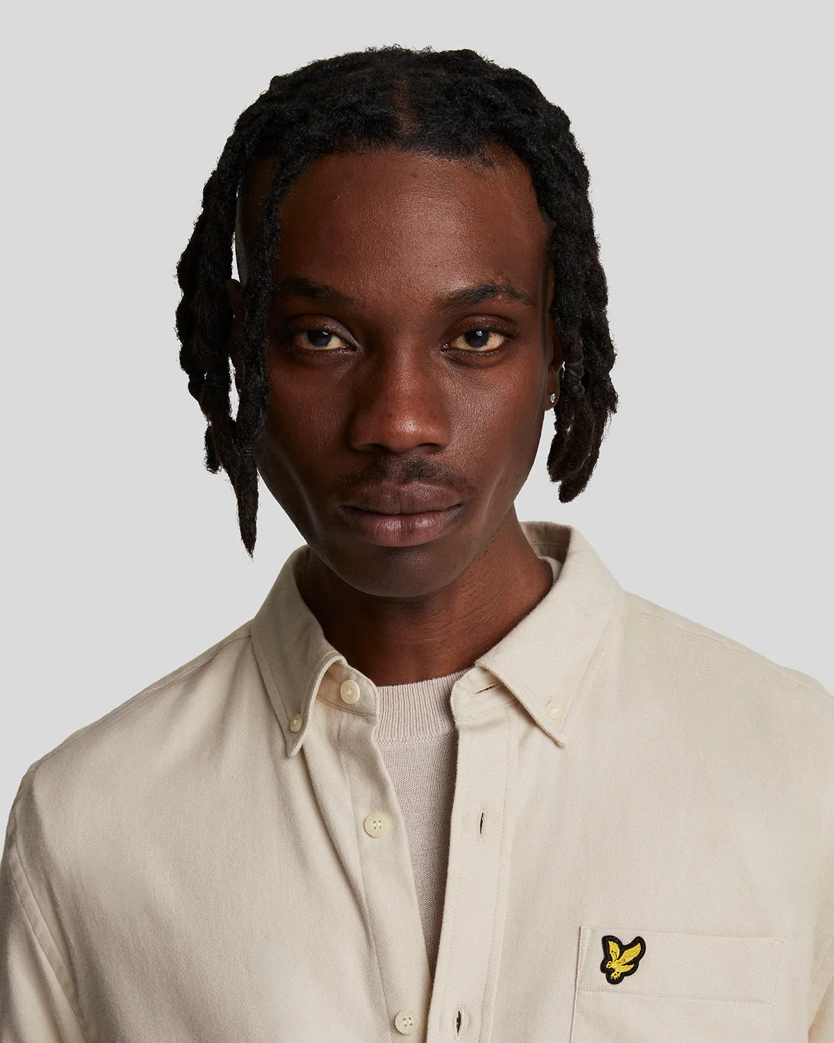 Button Down Flannel Shirt sold by Lyle & Scott product image thumbnail 4