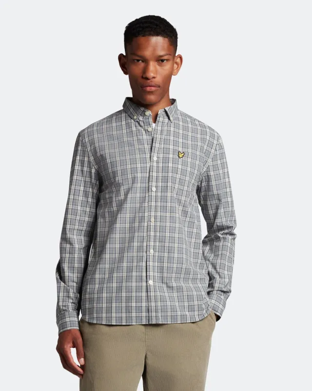 Check Poplin Shirt sold by Lyle & Scott