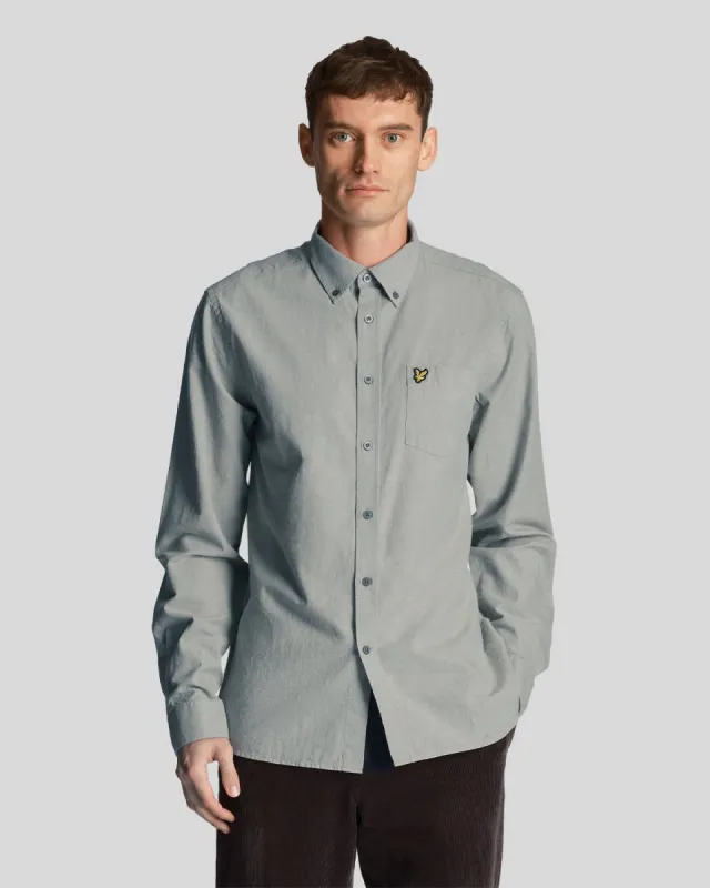 Cotton Linen Button Down Shirt sold by Lyle & Scott
