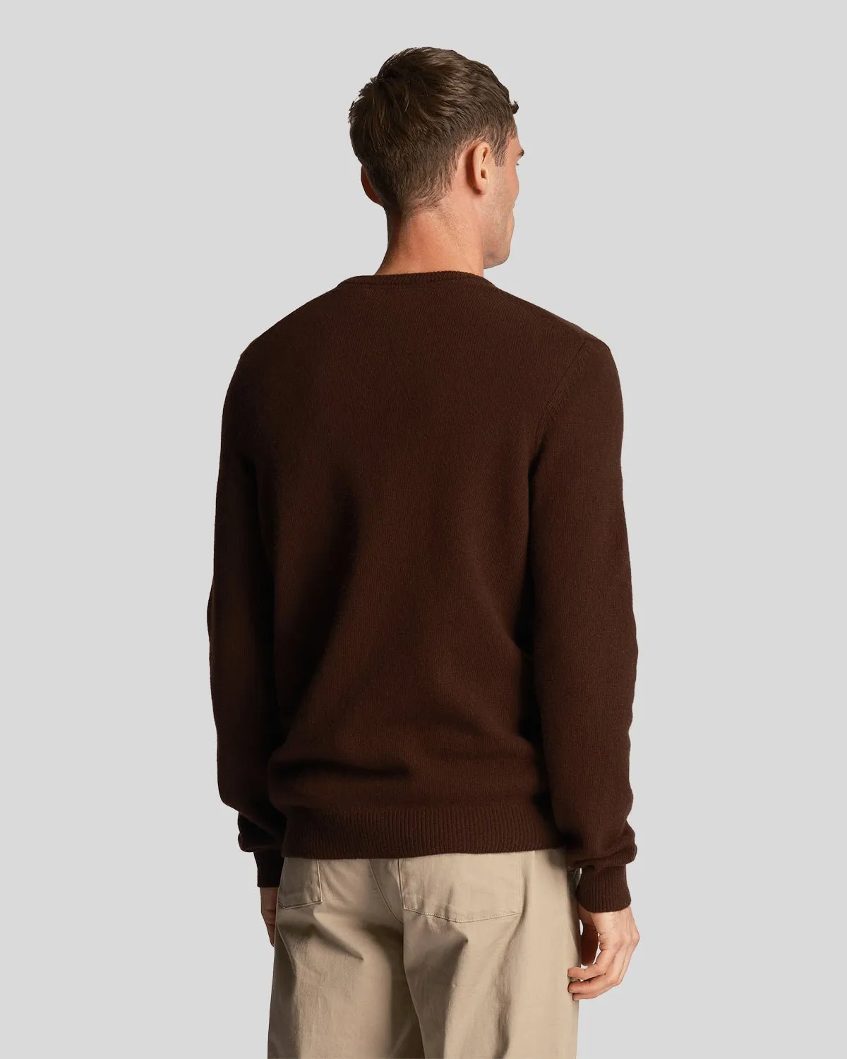 Crew Neck Lambswool Jumper sold by Lyle & Scott product image thumbnail 3