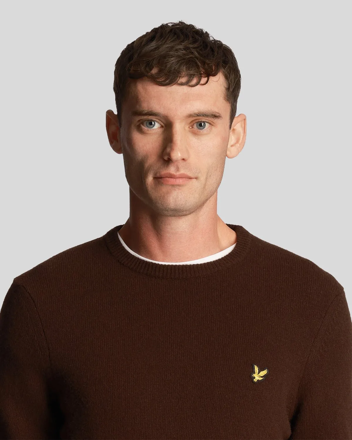 Crew Neck Lambswool Jumper sold by Lyle & Scott product image thumbnail 4