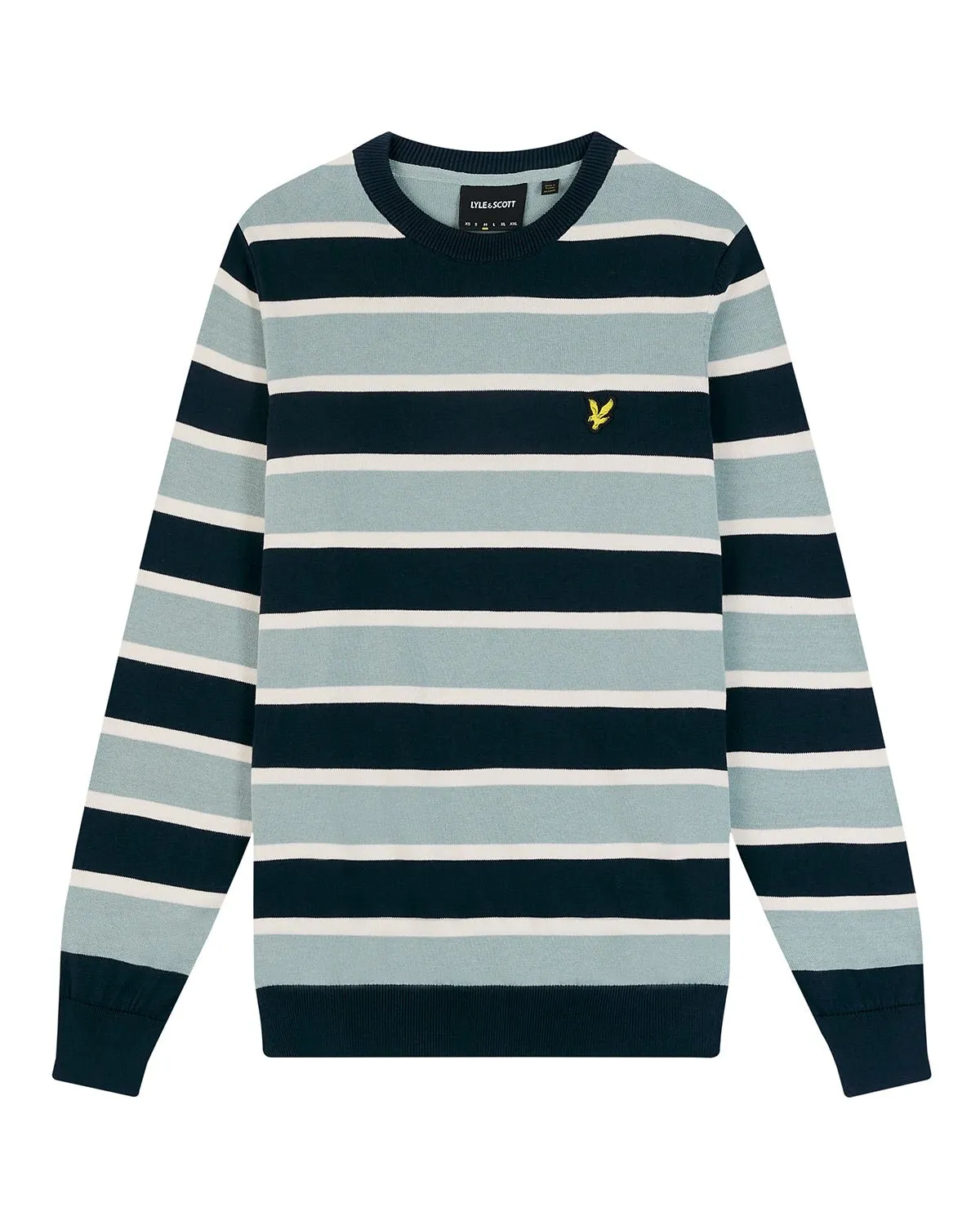 Striped Crew Neck Jumper sold by Lyle & Scott product image thumbnail 5