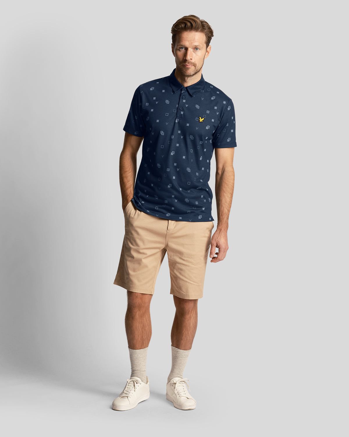 Golf Eagle Polka Polo Shirt sold by Lyle & Scott product image thumbnail 2
