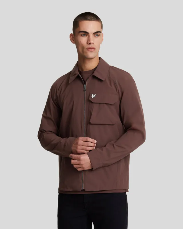 Pocketed Softshell Overshirt sold by Lyle & Scott