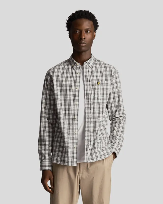 Check Poplin Shirt sold by Lyle & Scott