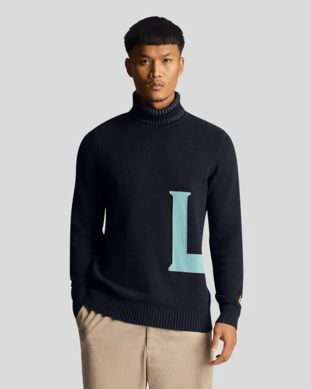 L&S Roll Neck Jumper sold by Lyle & Scott