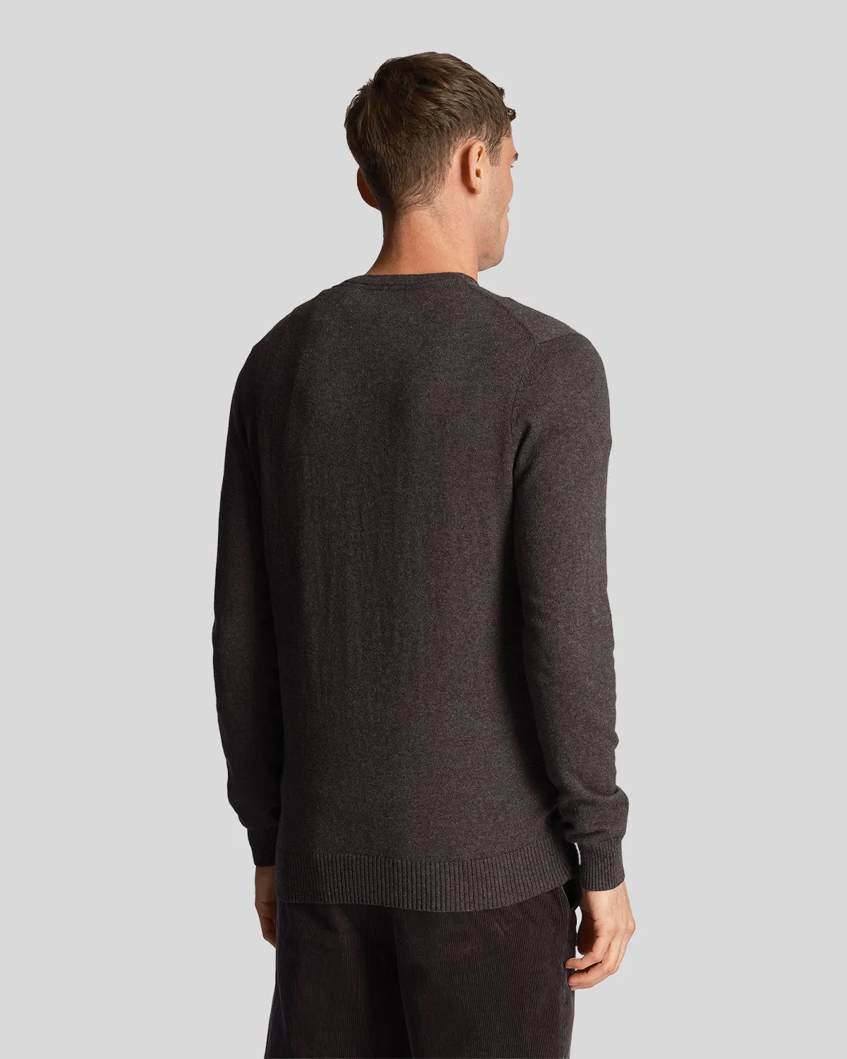 Cotton Merino Crew Neck Jumper sold by Lyle & Scott product image thumbnail 3