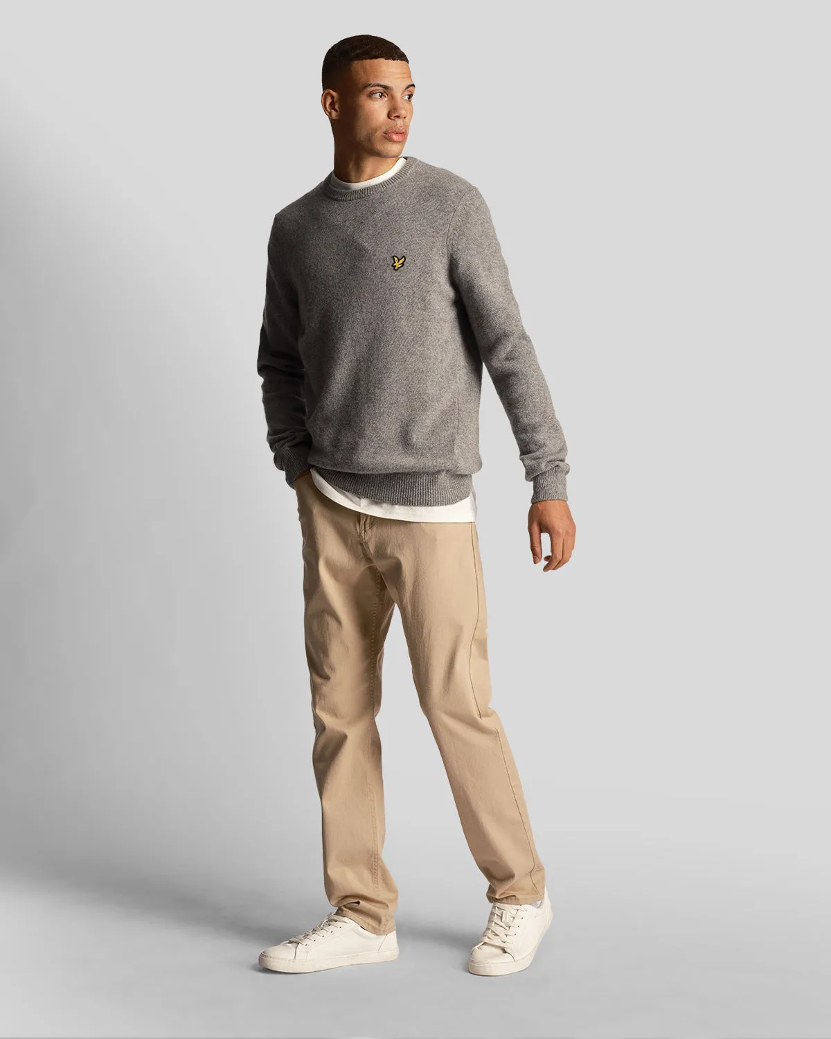 Crew Neck Lambswool Jumper sold by Lyle & Scott product image thumbnail 2