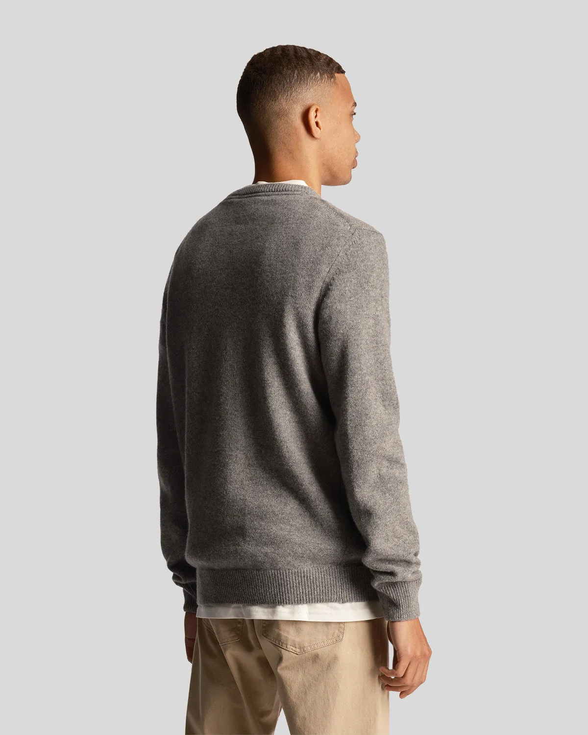 Crew Neck Lambswool Jumper sold by Lyle & Scott product image thumbnail 3