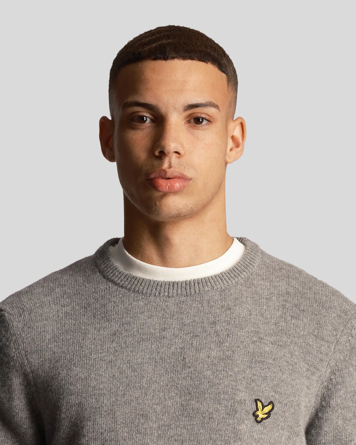 Crew Neck Lambswool Jumper sold by Lyle & Scott product image thumbnail 4