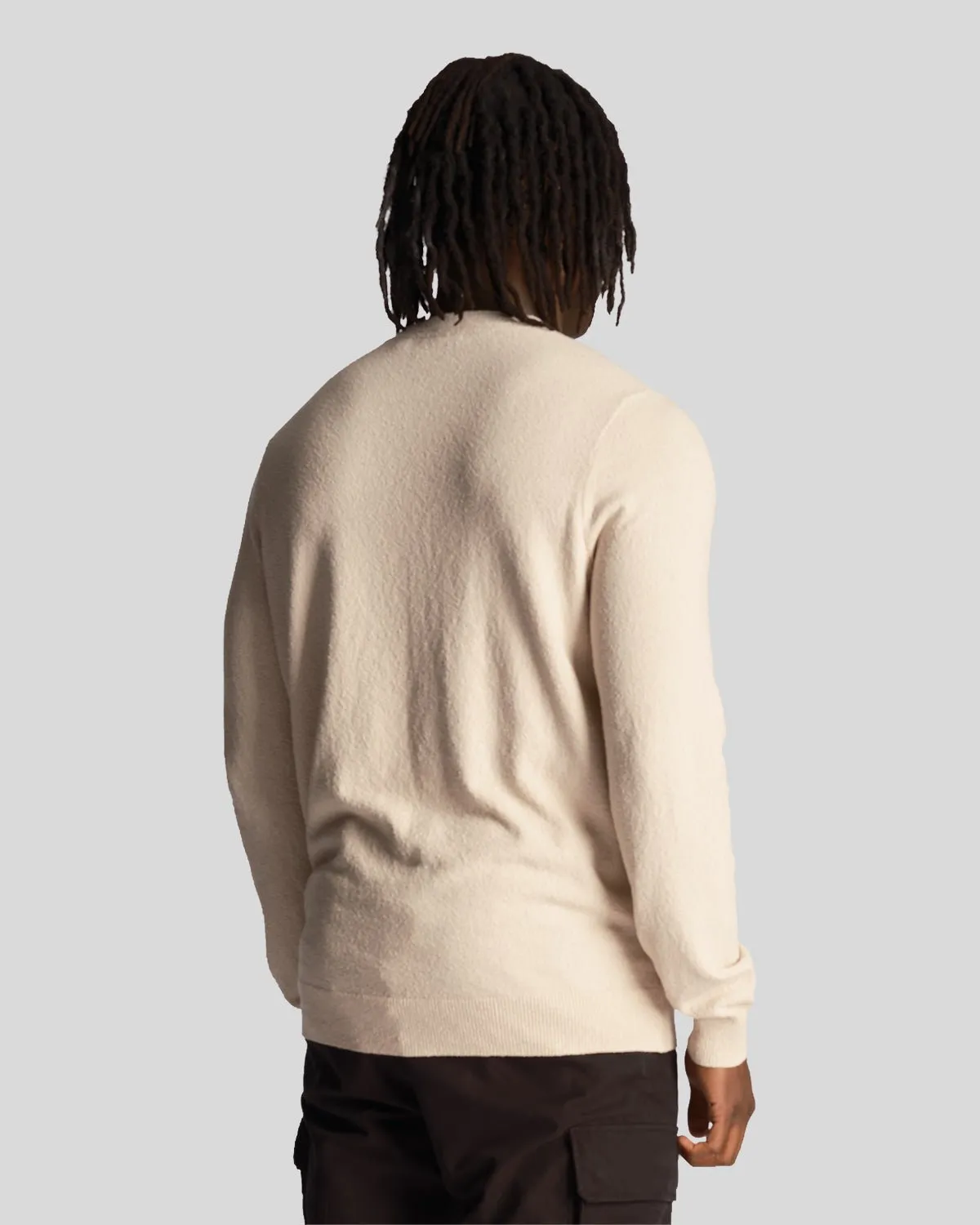 Boucle Crew Neck Jumper sold by Lyle & Scott product image thumbnail 3