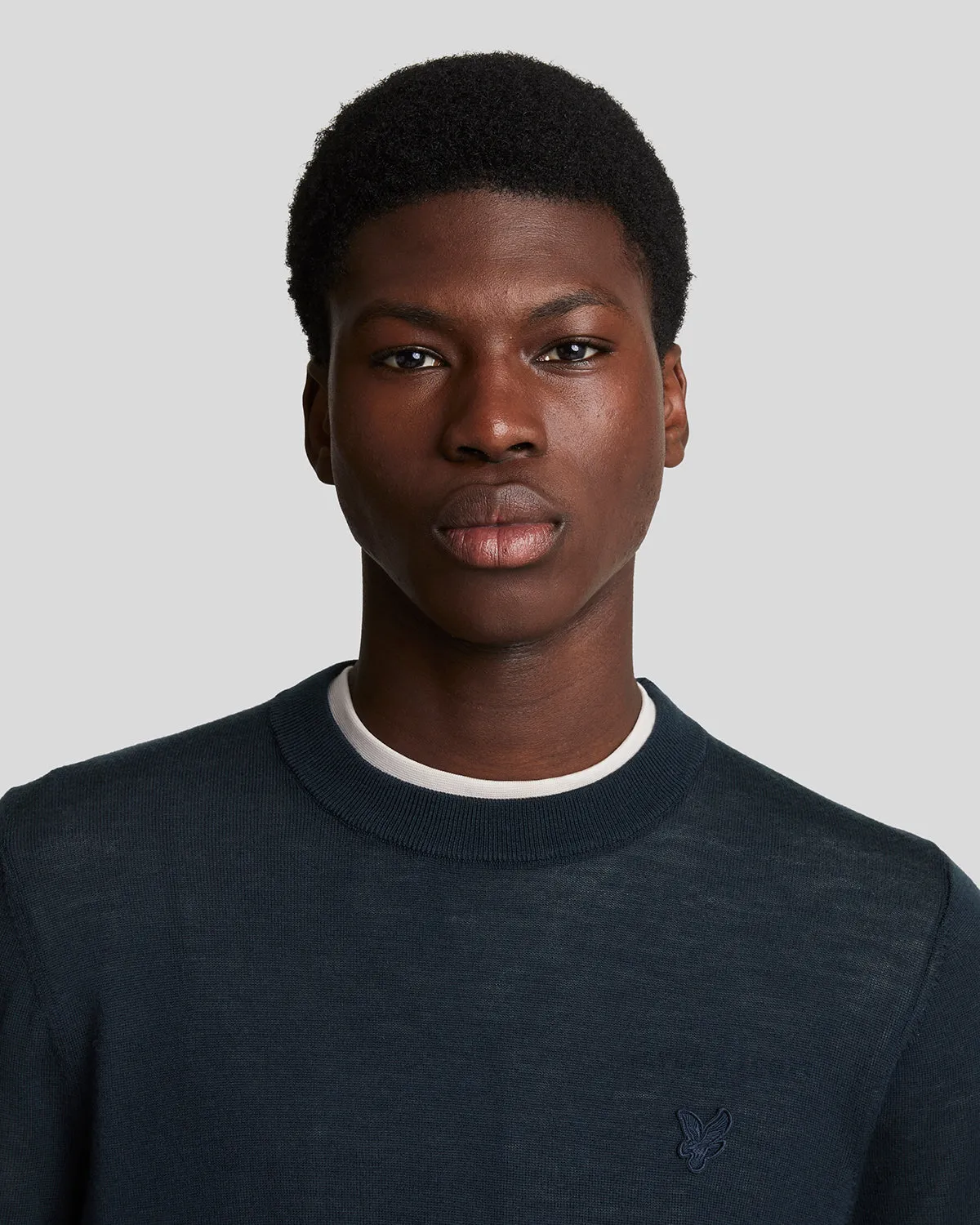 Merino Wool Crew Neck Jumper sold by Lyle & Scott product image thumbnail 4