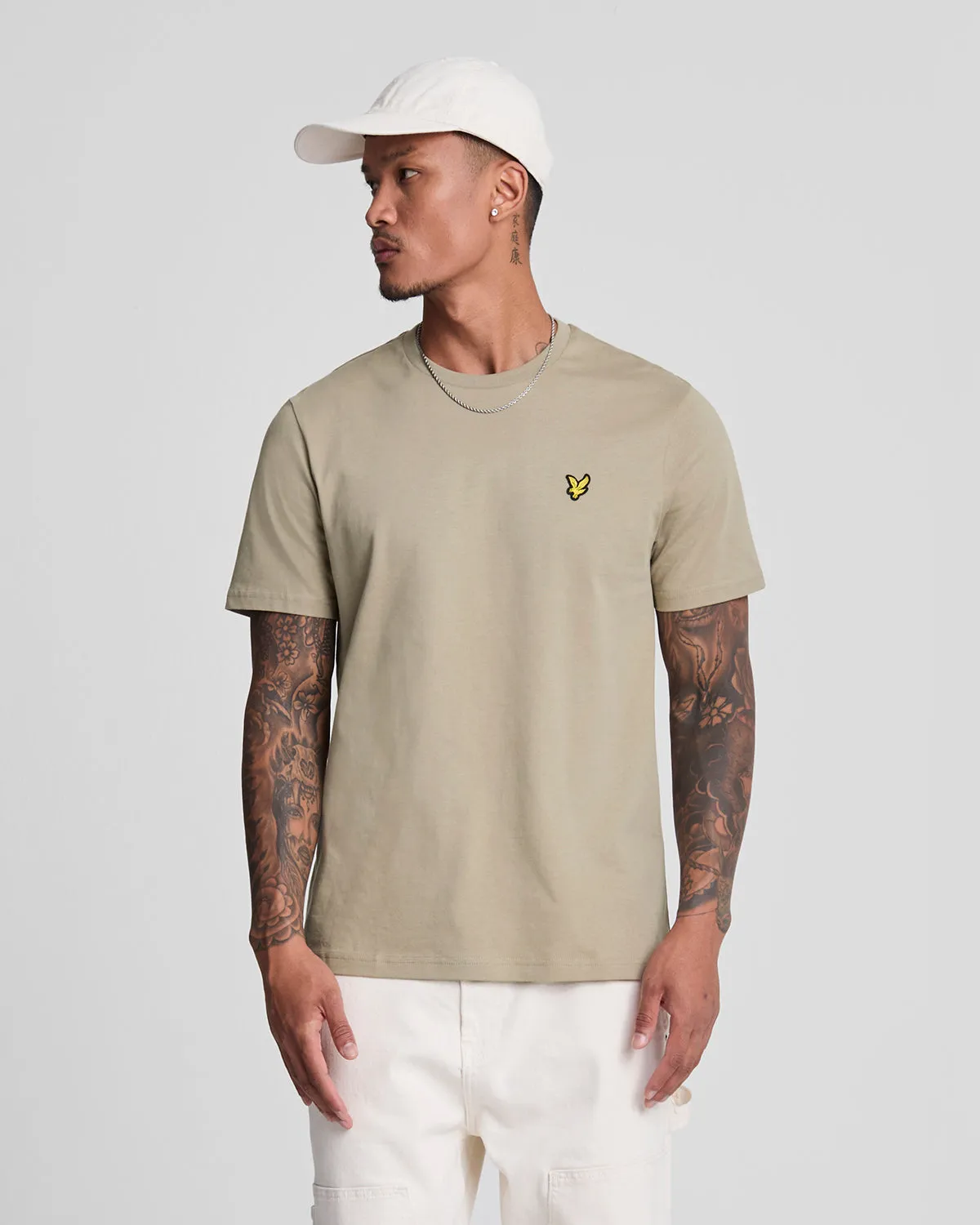 Cotton Crew Neck T-Shirt sold by Lyle & Scott