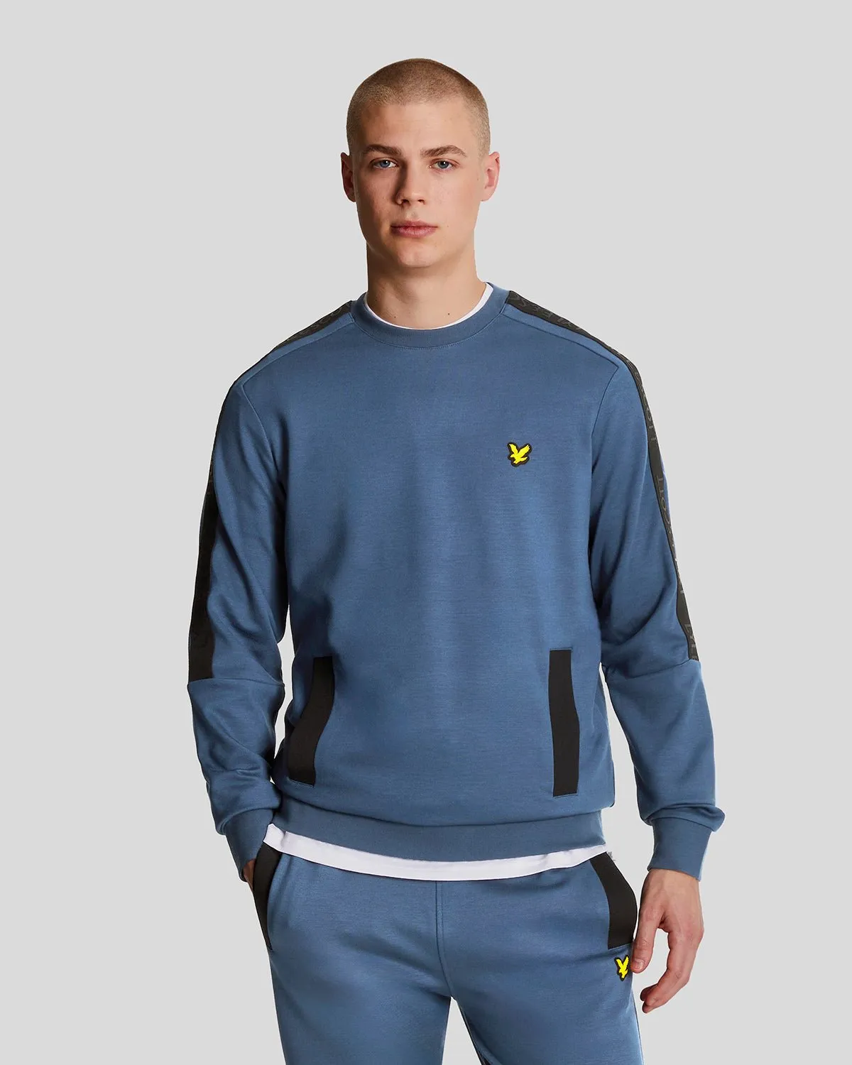 Sports Pocket Branded Crew Neck Sweatshirt sold by Lyle & Scott