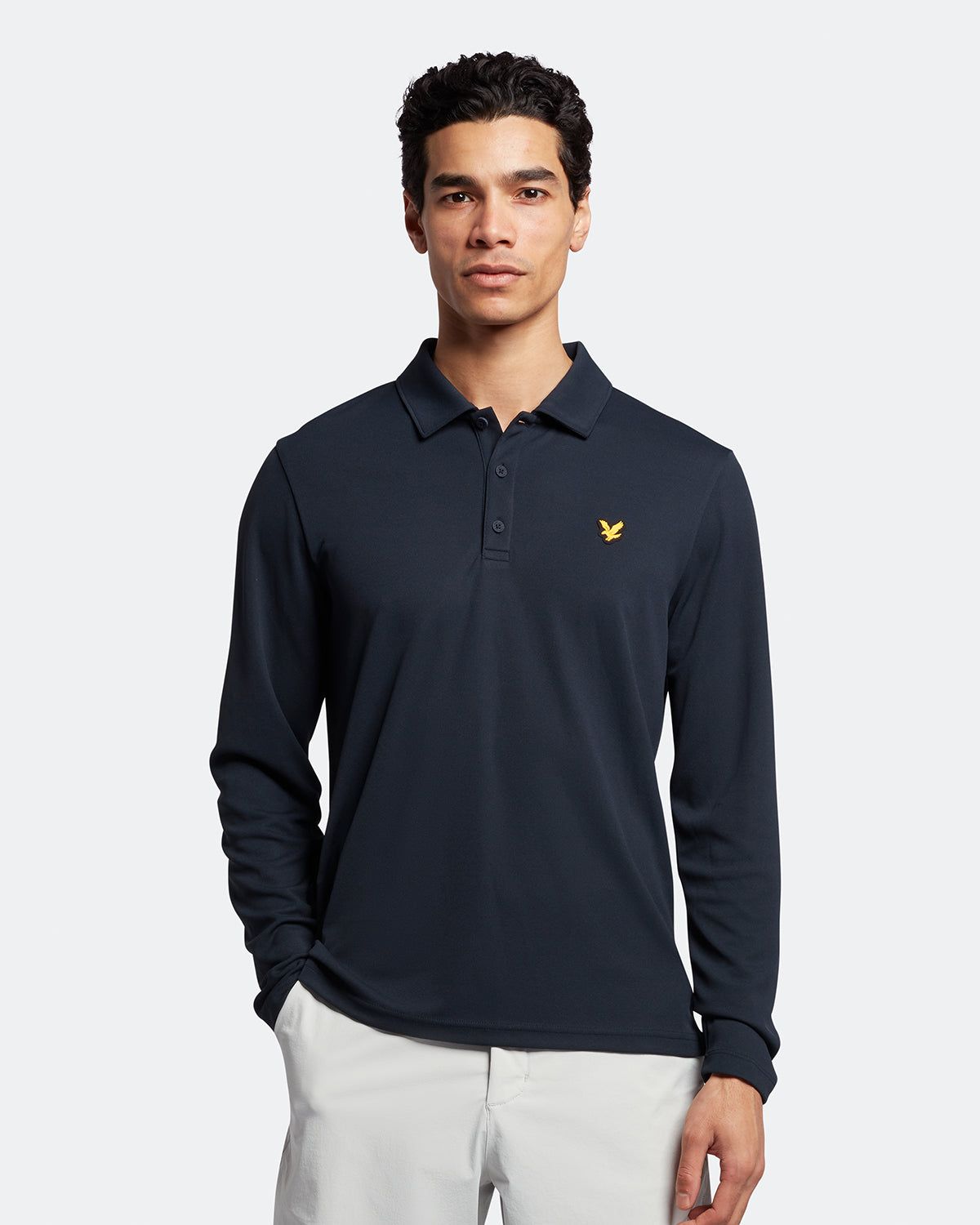 Golf Long Sleeve Technical Polo Shirt sold by Lyle & Scott
