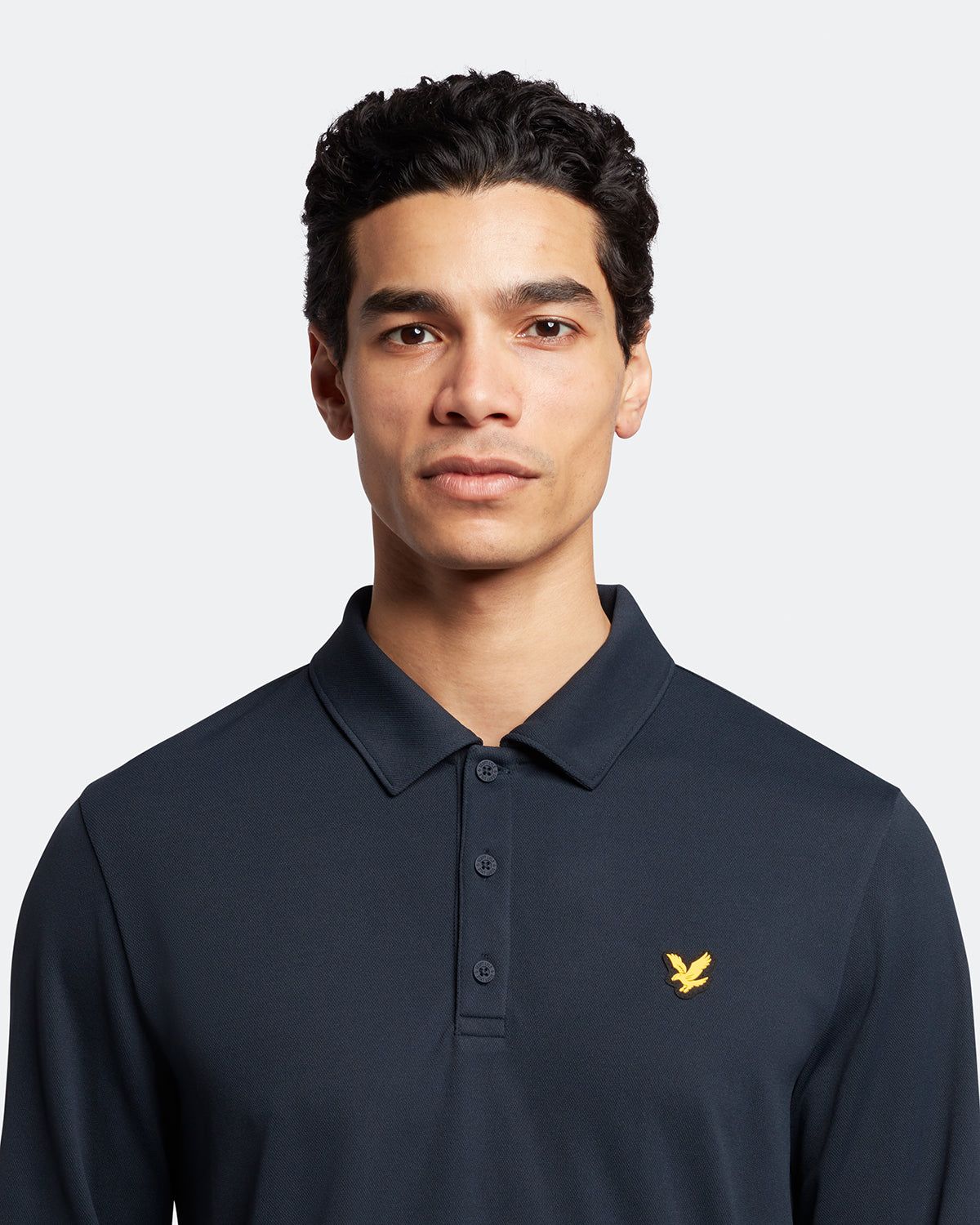 Golf Long Sleeve Technical Polo Shirt sold by Lyle & Scott product image thumbnail 4