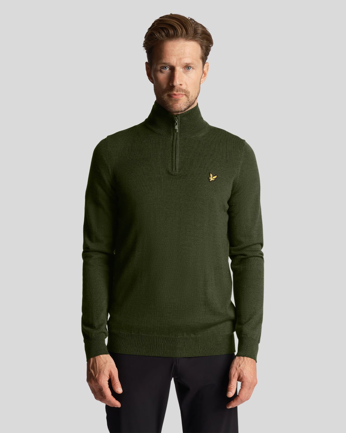 Golf Core 1/4 Zip Merino Jumper sold by Lyle & Scott
