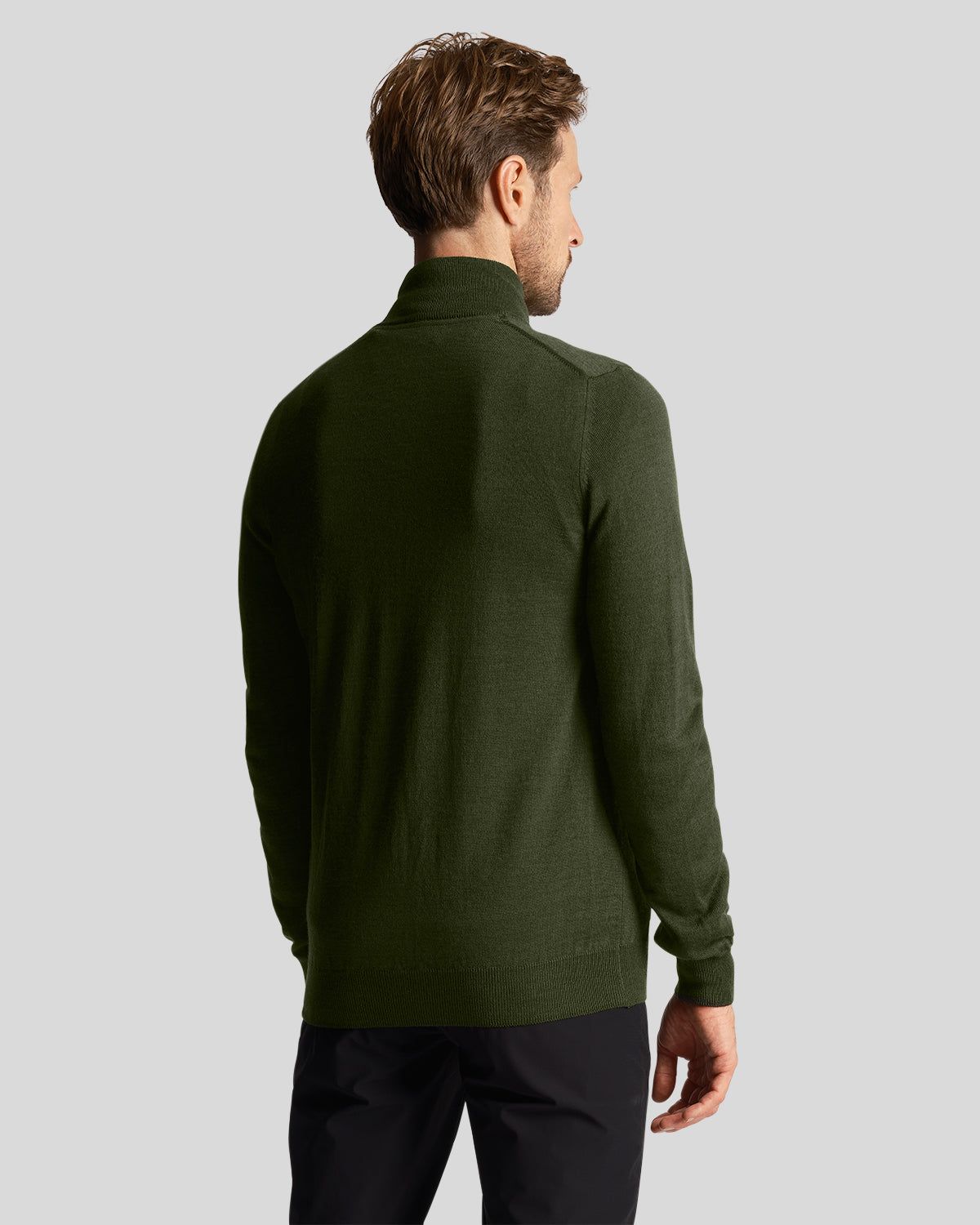 Golf Core 1/4 Zip Merino Jumper sold by Lyle & Scott product image thumbnail 4
