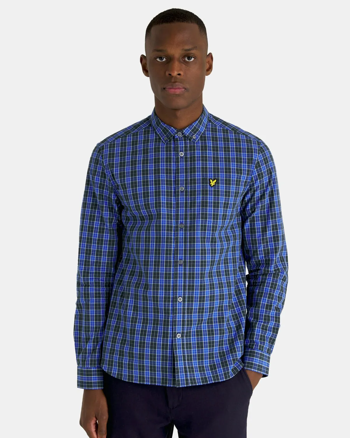 Check Poplin Shirt sold by Lyle & Scott