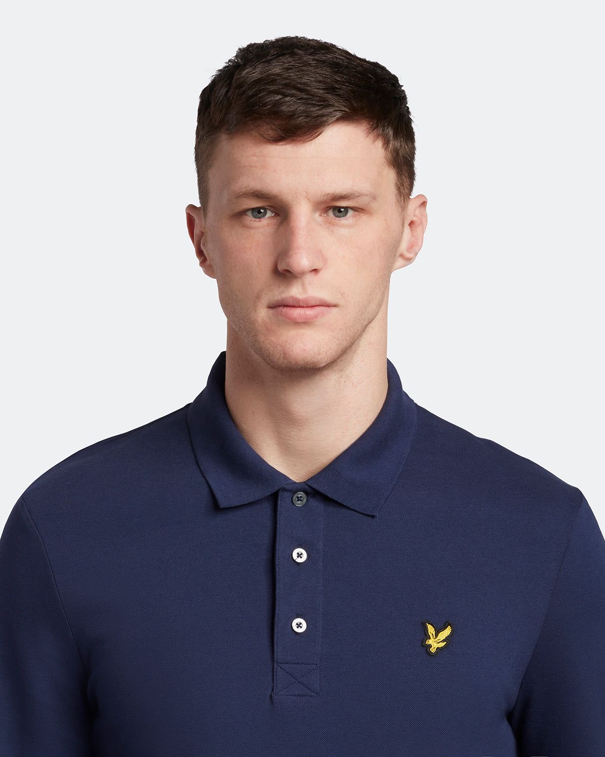 Long Sleeve Polo Shirt Plus sold by Lyle & Scott product image thumbnail 4