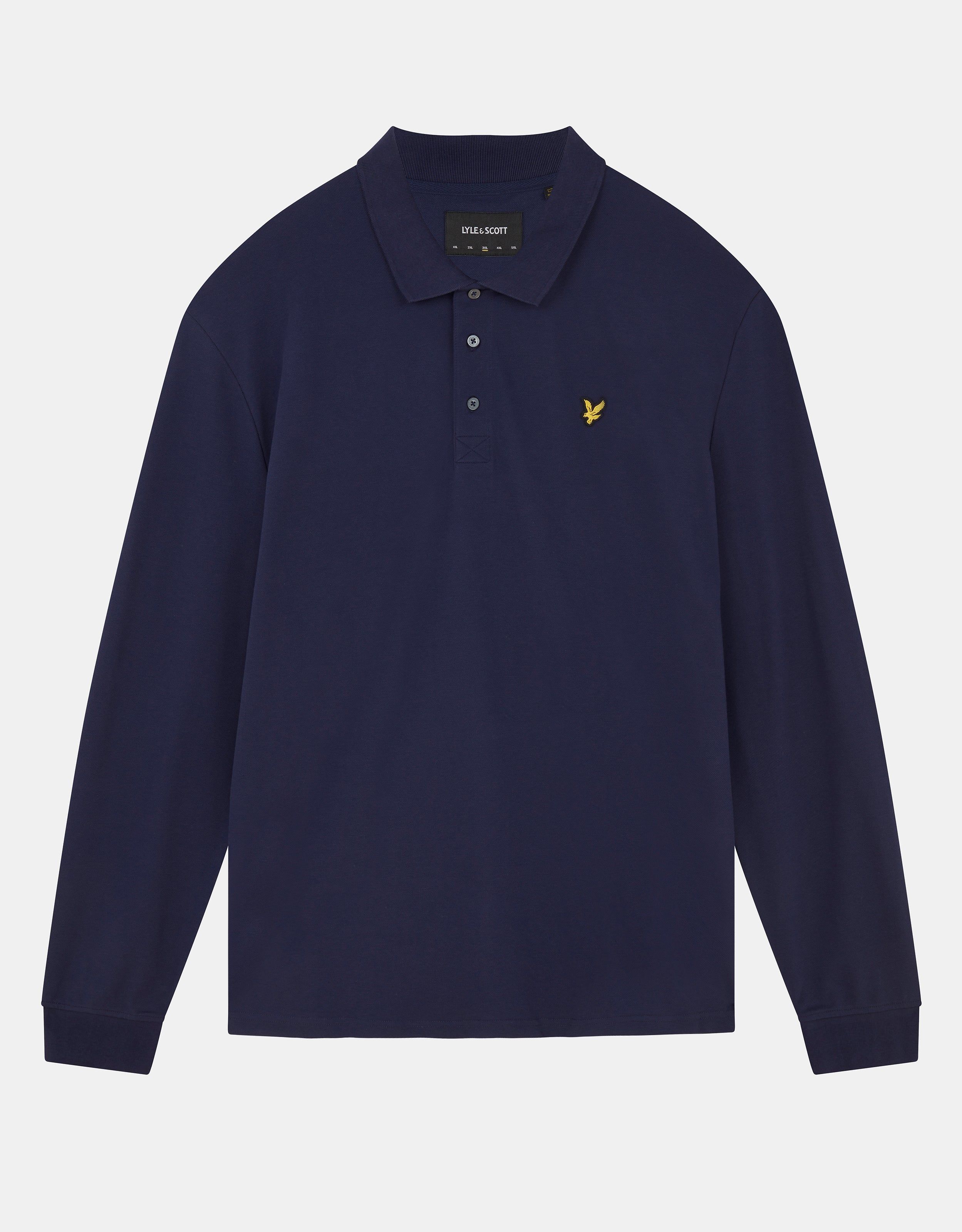 Long Sleeve Polo Shirt Plus sold by Lyle & Scott product image thumbnail 5