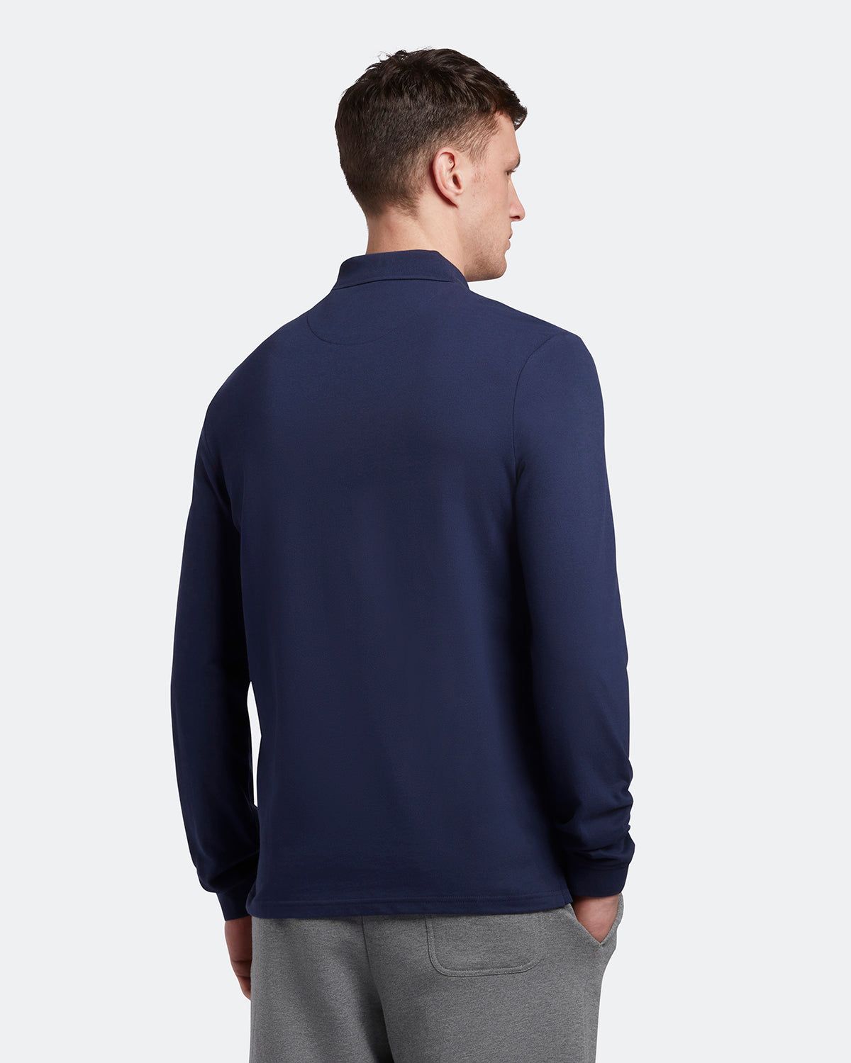 Long Sleeve Polo Shirt Plus sold by Lyle & Scott product image thumbnail 3