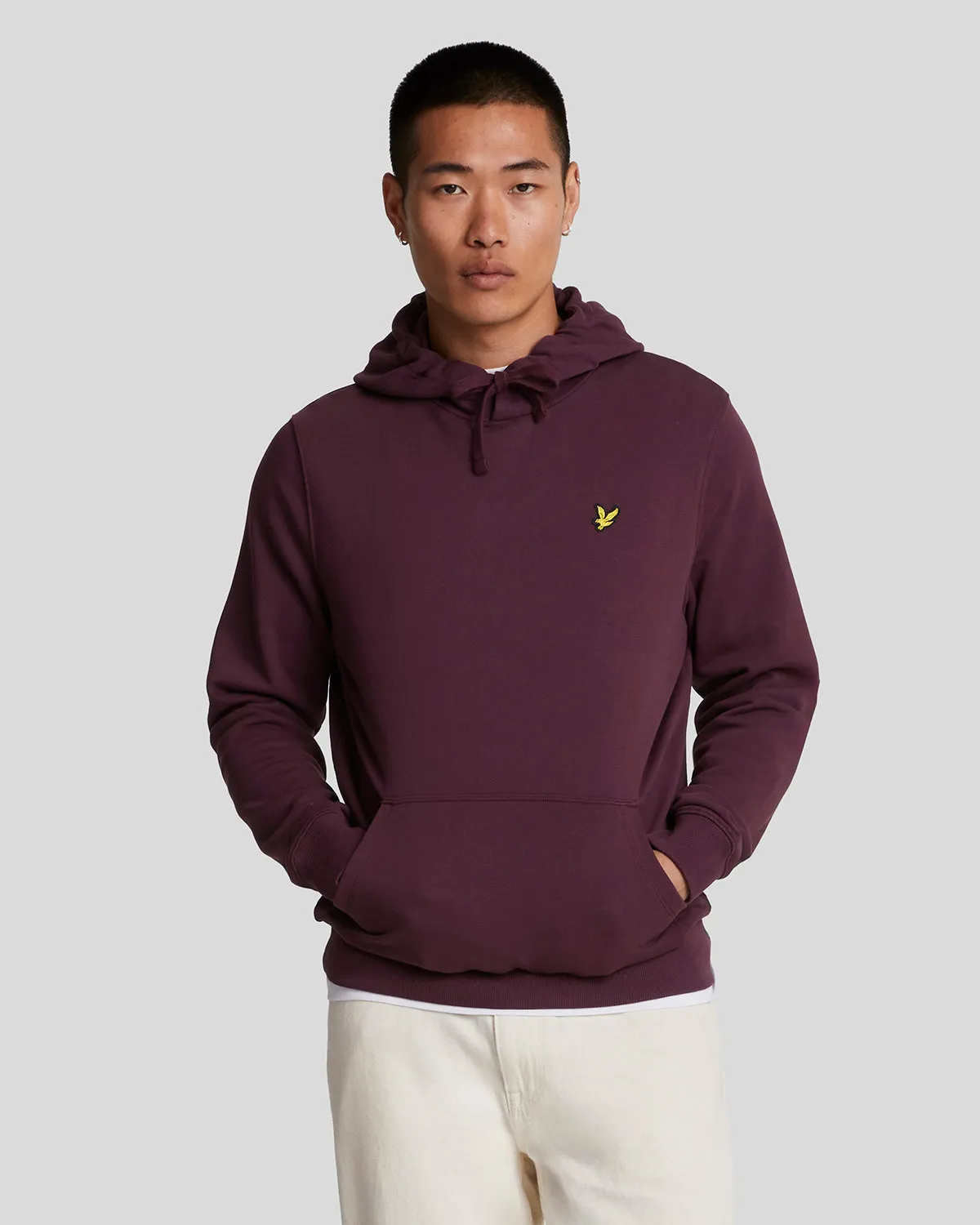 Loopback Cotton Hoodie sold by Lyle & Scott