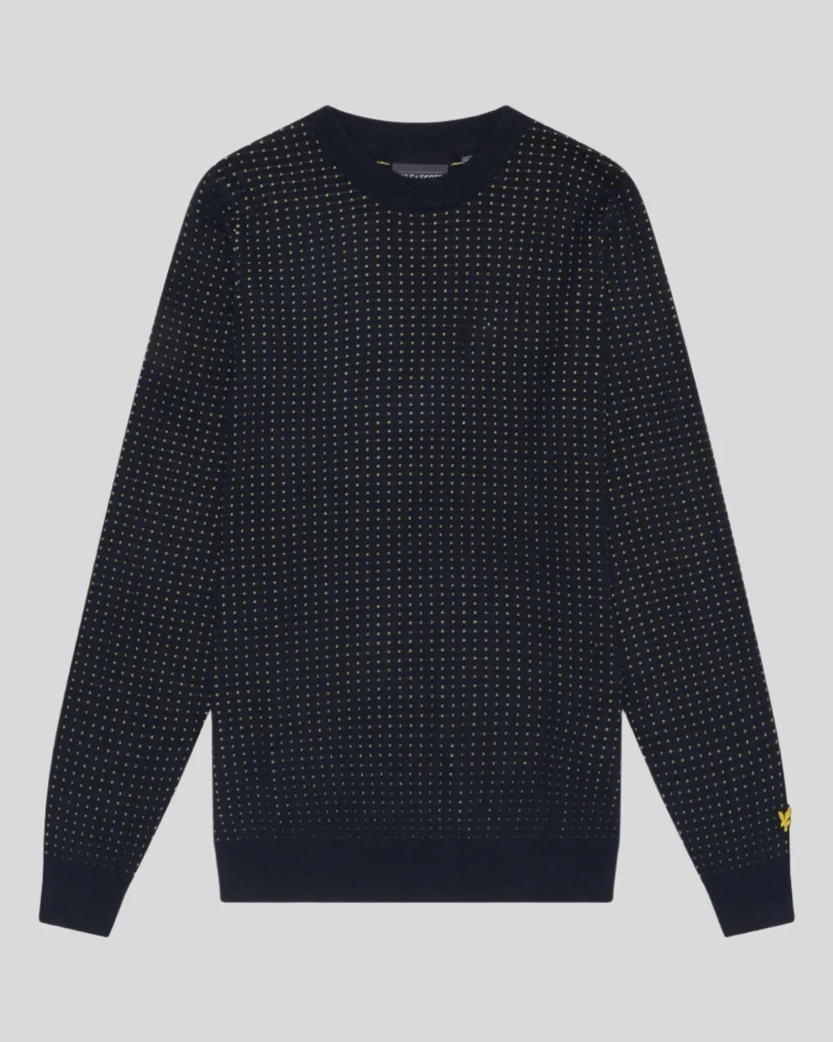 Golf Grid Crew Neck Jumper sold by Lyle & Scott product image thumbnail 5