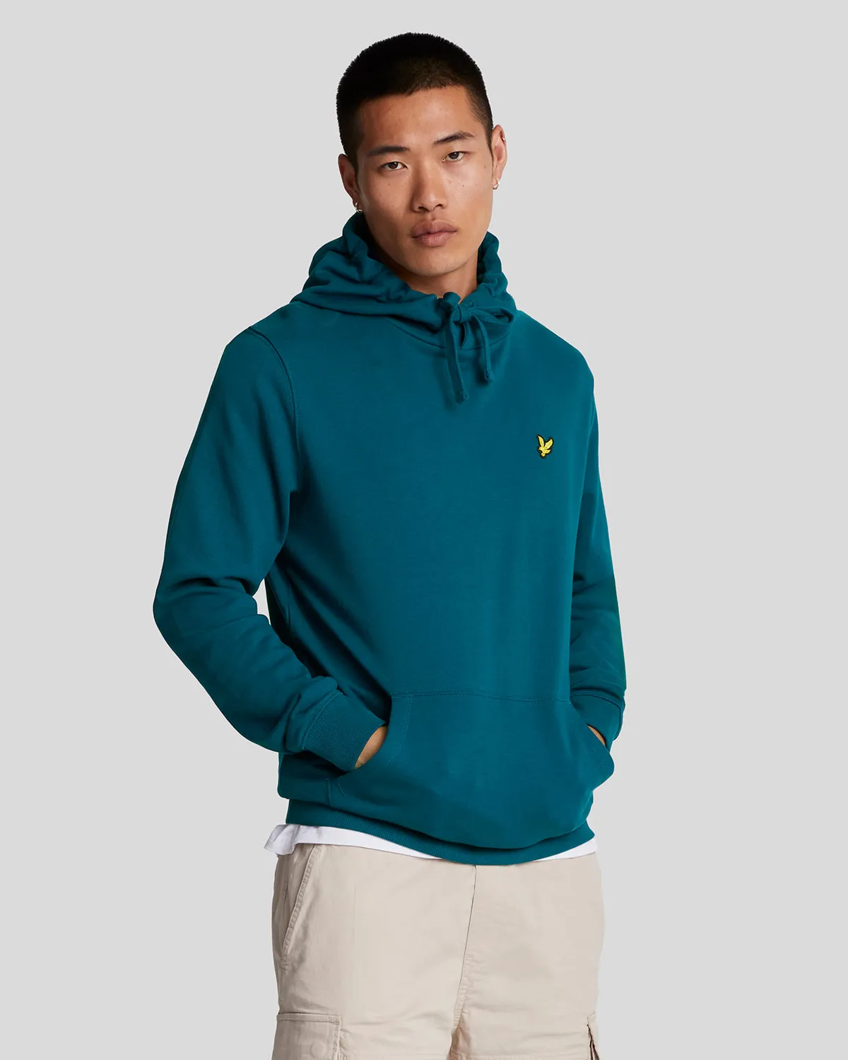 Loopback Cotton Hoodie sold by Lyle & Scott