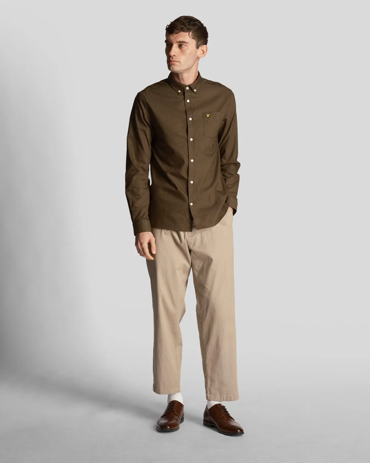 Light Weight Oxford Shirt sold by Lyle & Scott product image thumbnail 2