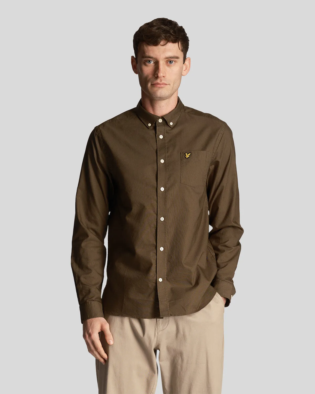 Light Weight Oxford Shirt sold by Lyle & Scott