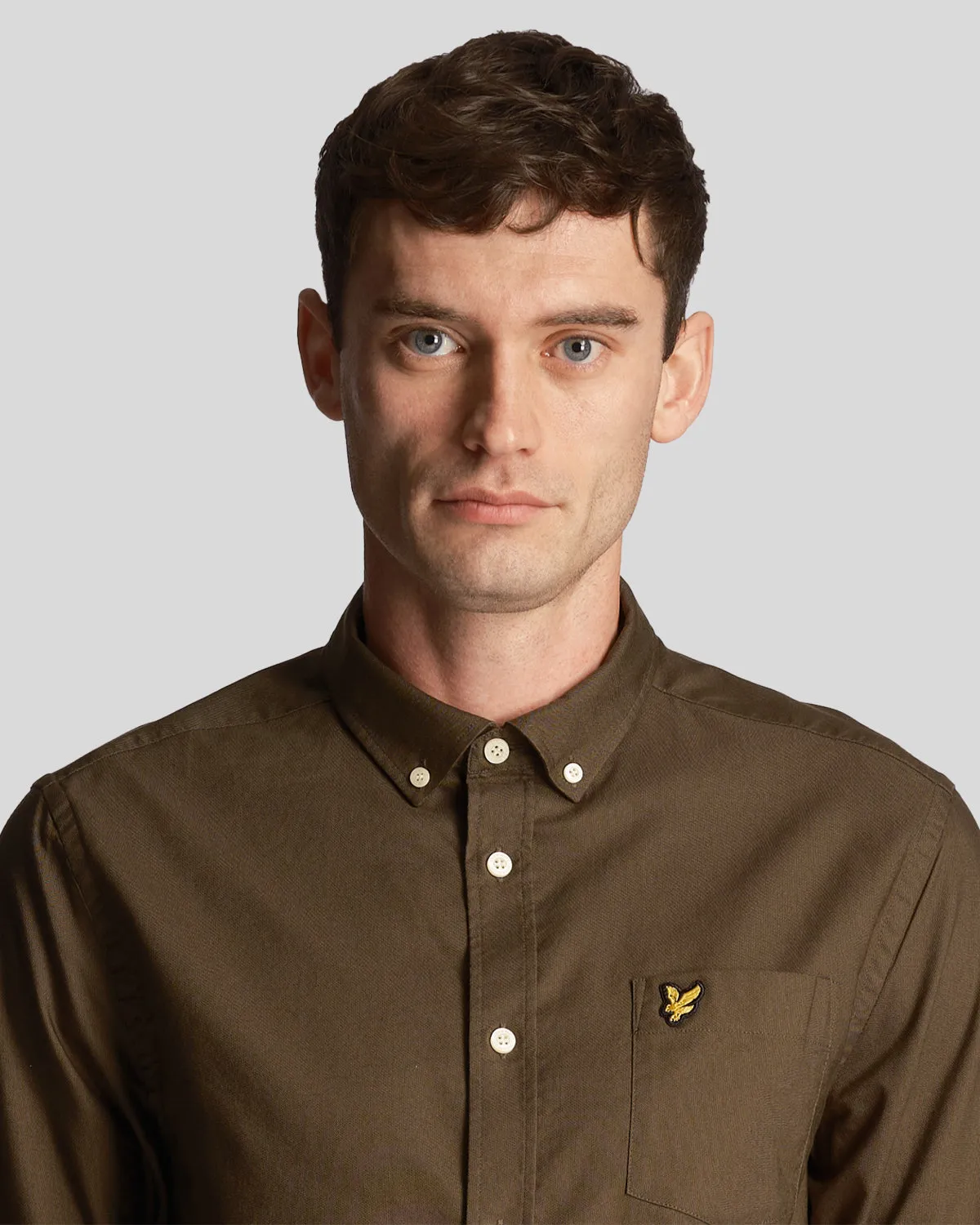 Light Weight Oxford Shirt sold by Lyle & Scott product image thumbnail 4