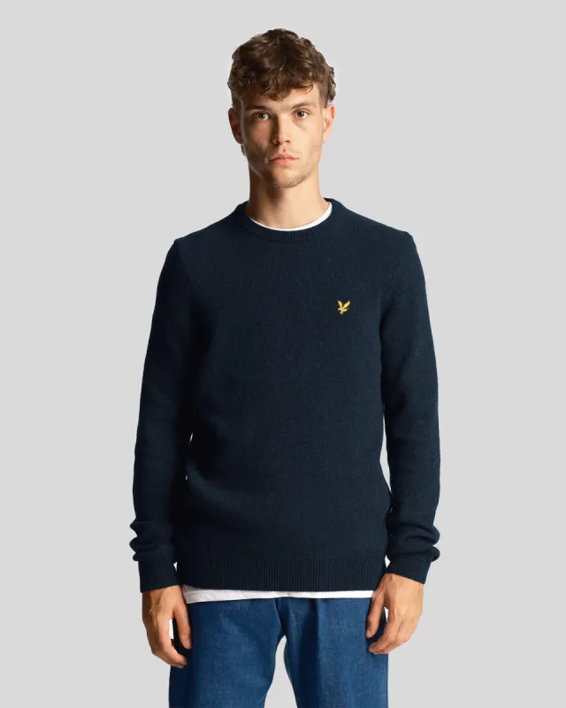 Crew Neck Lambswool Jumper sold by Lyle & Scott