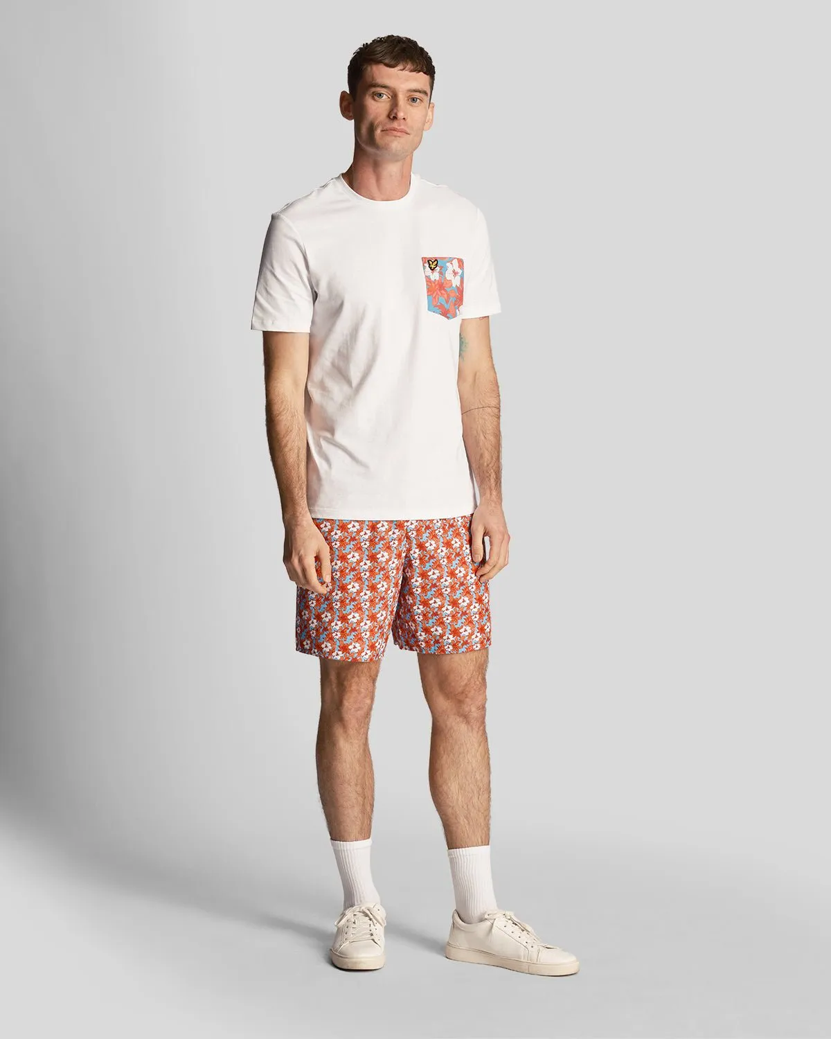 Floral Print Pocket T-Shirt sold by Lyle & Scott product image thumbnail 2