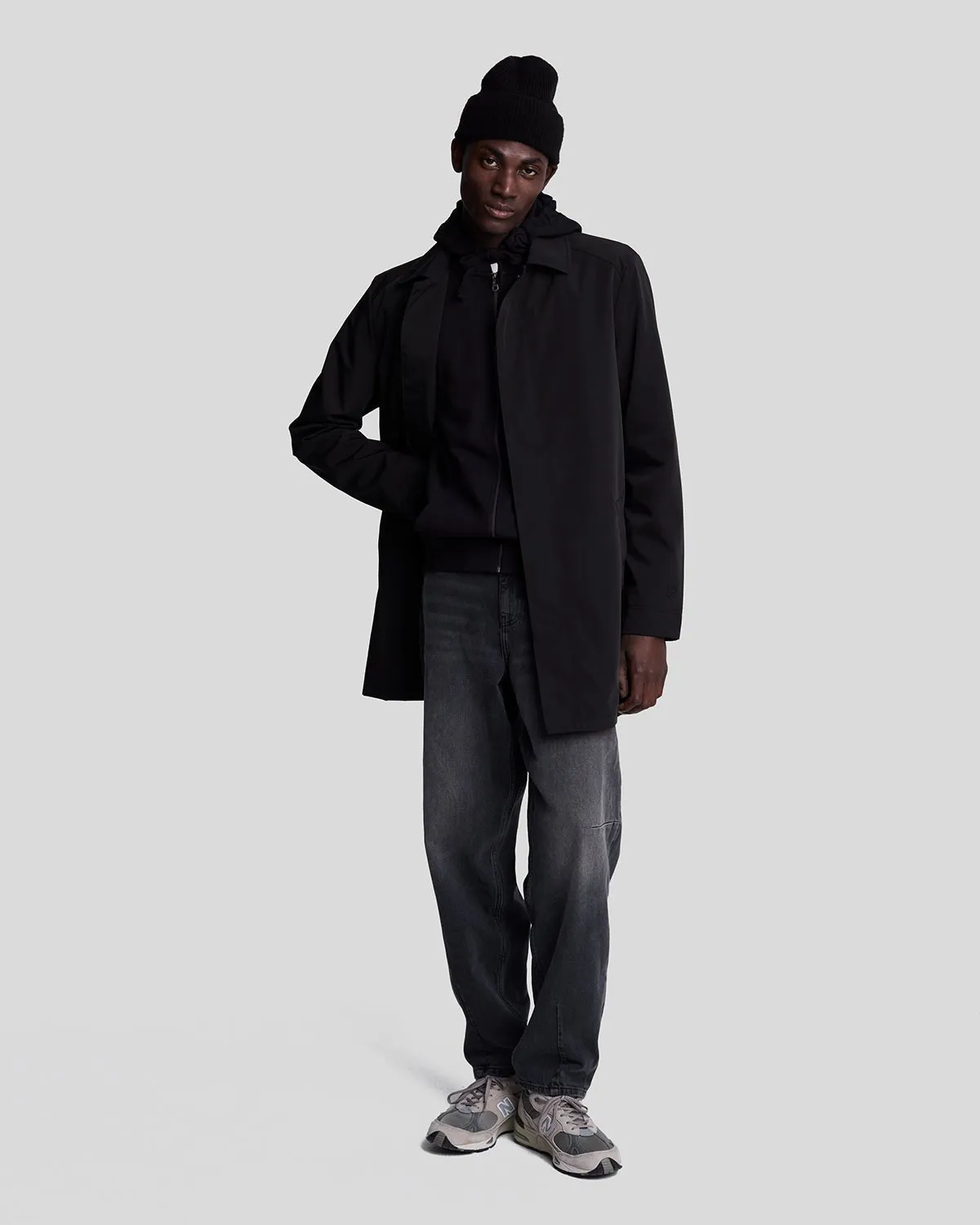 Tonal Eagle Mid-Length Car Coat sold by Lyle & Scott product image thumbnail 2