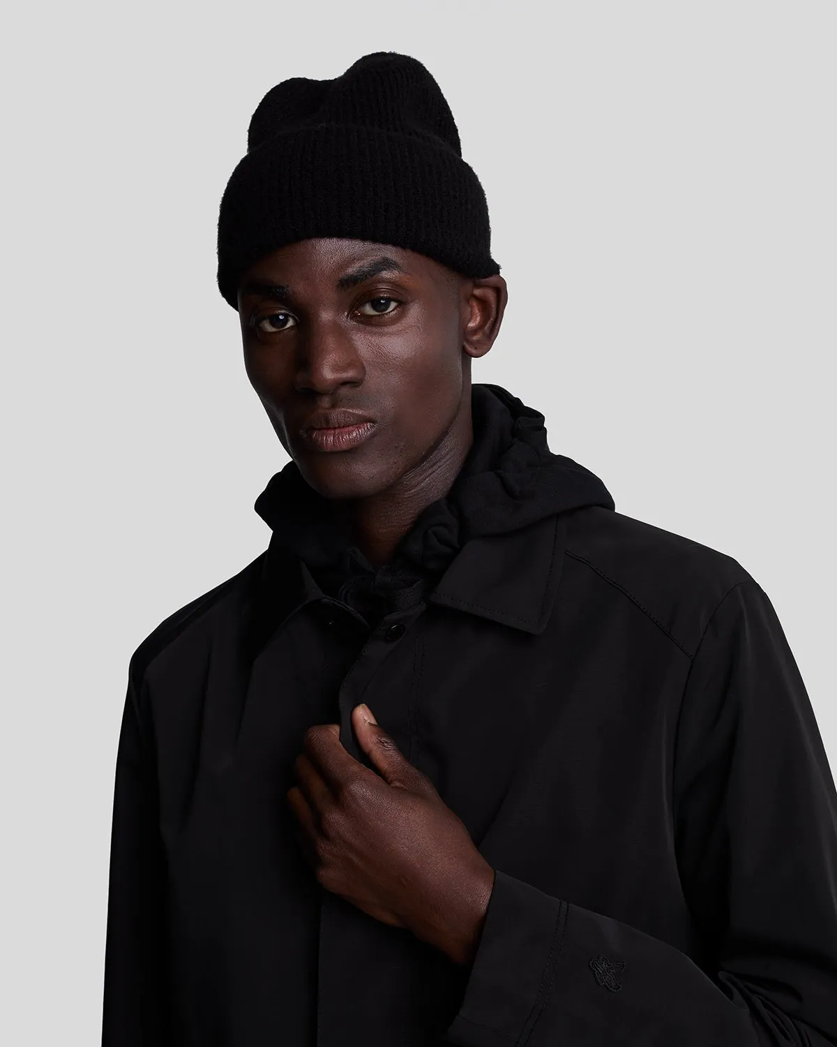 Tonal Eagle Mid-Length Car Coat sold by Lyle & Scott product image thumbnail 4