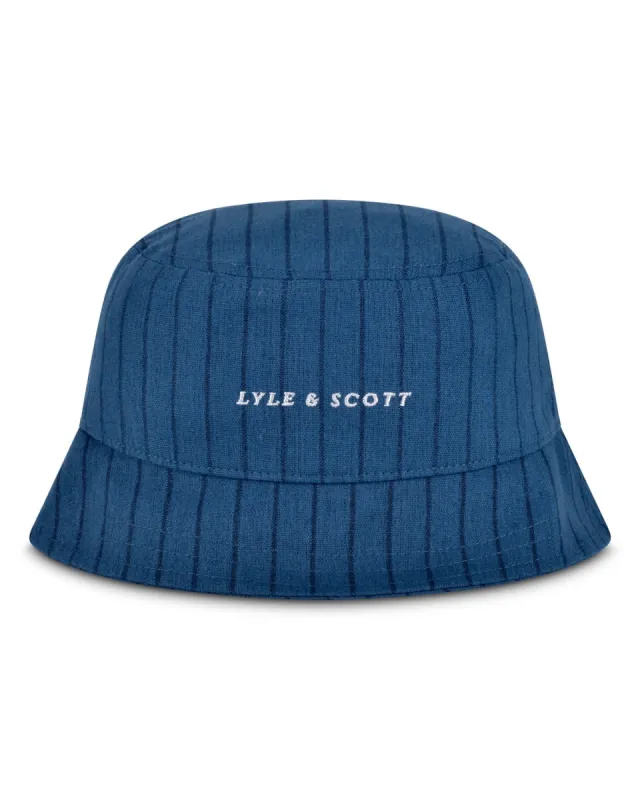 Pinstripe Bucket Hat sold by Lyle & Scott