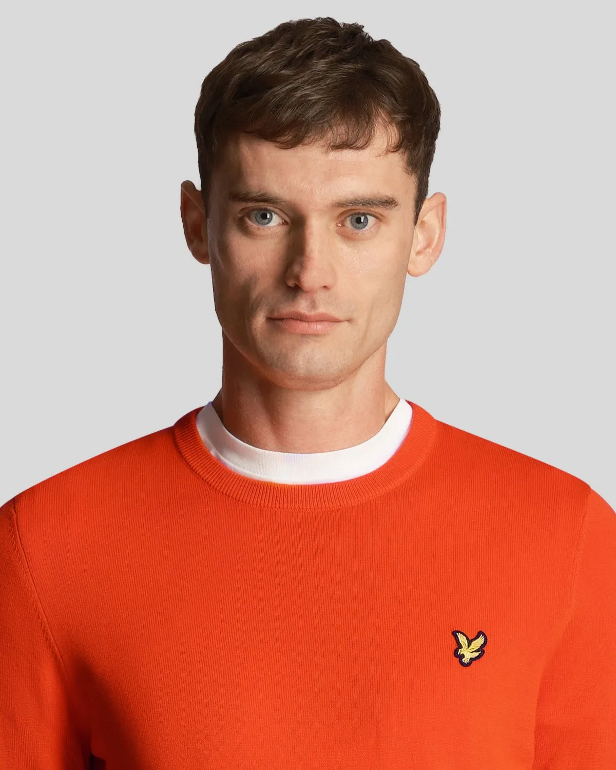 Cotton Crew Neck Jumper sold by Lyle & Scott product image thumbnail 4