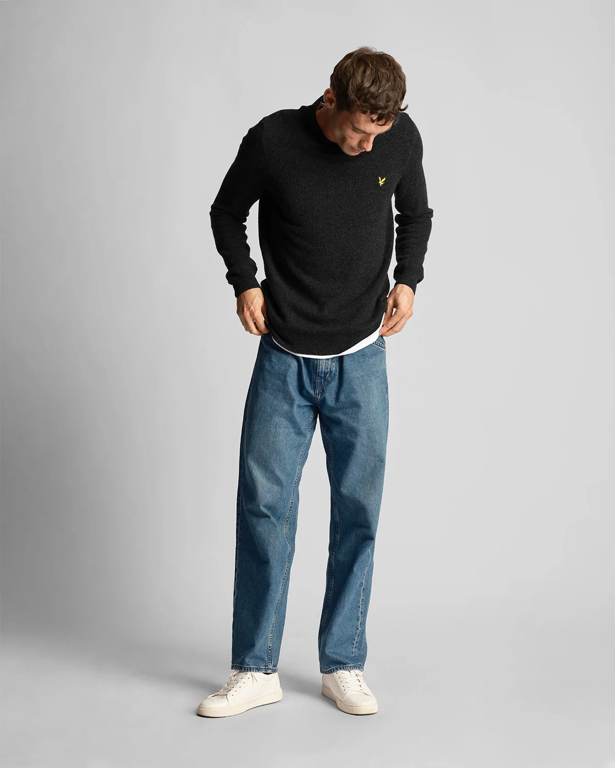 Crew Neck Lambswool Jumper sold by Lyle & Scott product image thumbnail 2