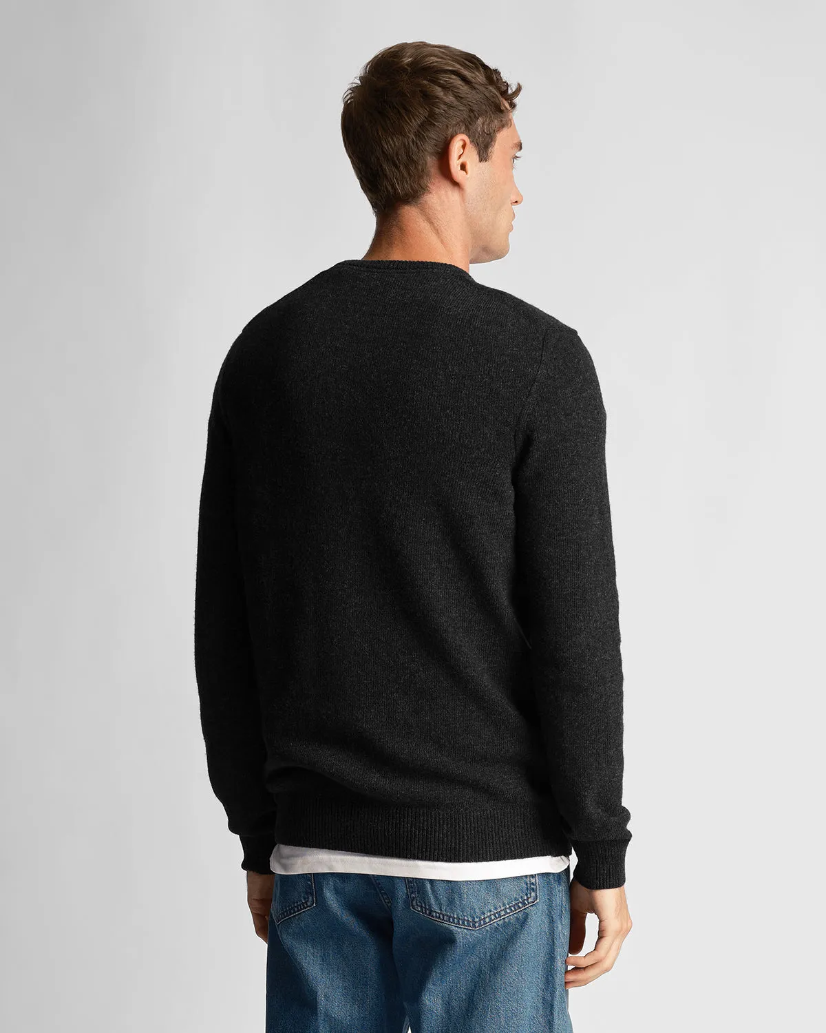 Crew Neck Lambswool Jumper sold by Lyle & Scott product image thumbnail 3
