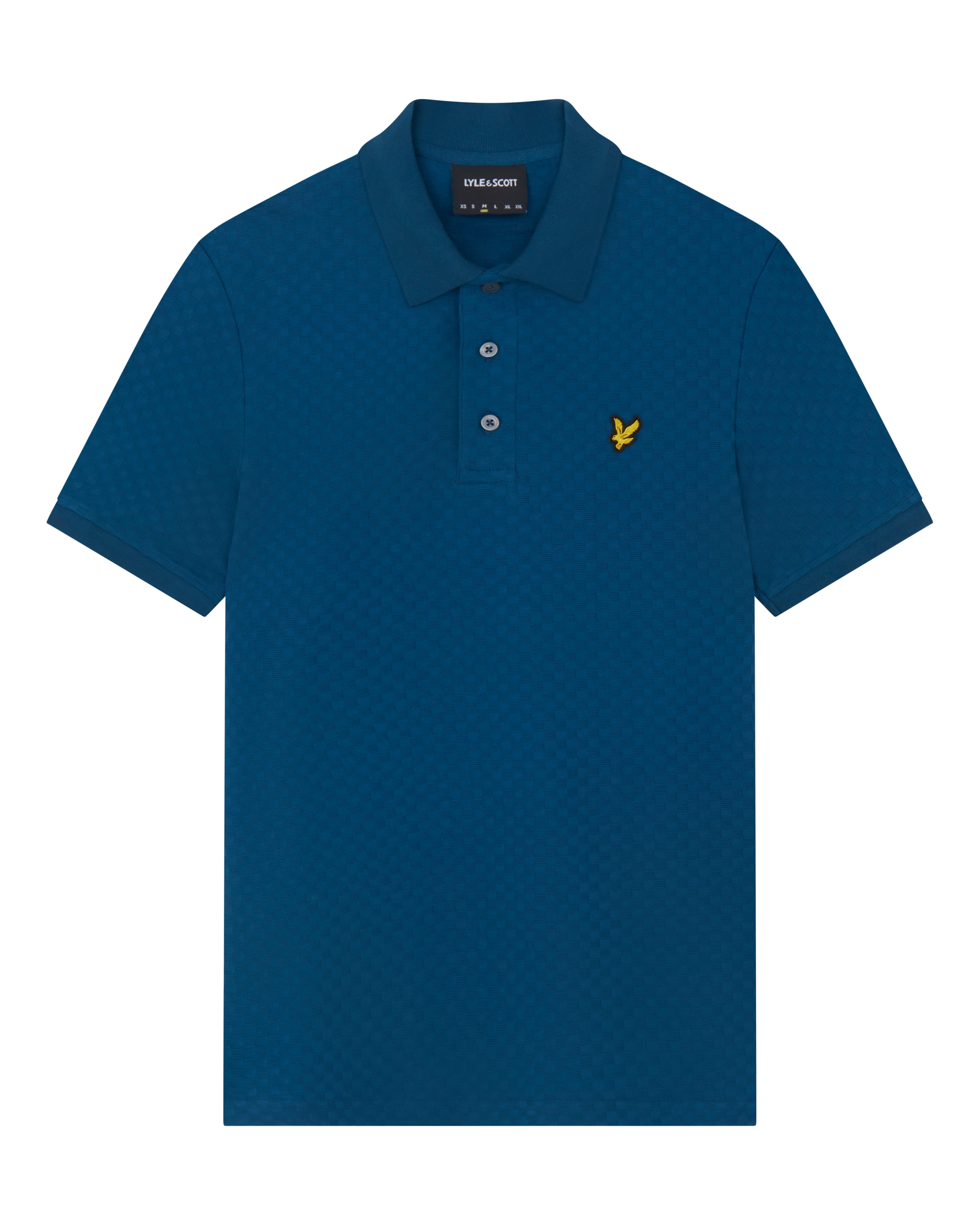 Grid Texture Polo Shirt sold by Lyle & Scott product image thumbnail 5